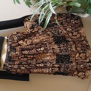 VTG Clio 2 Batik Broomstick Skirt L XL